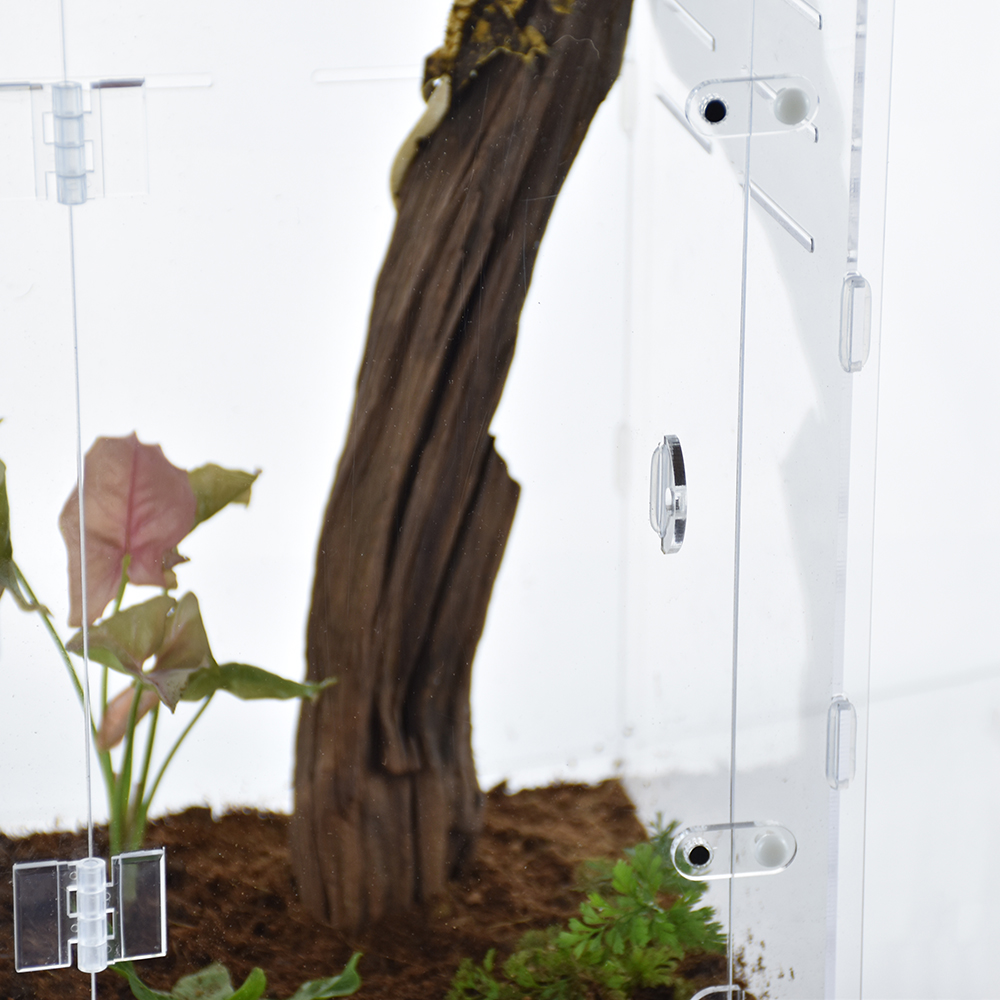 Acrylic breeding reptile enclosure for lizard python bearded dragon