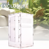 Clear Acrylic Reptile Enclosure with Stackable for Geckos And Lizards