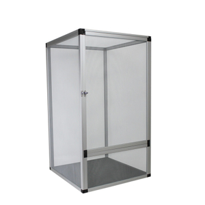 Aluminum Large Vertical Airflow Wire Mesh Enclosure