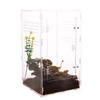 Clear Acrylic Reptile Enclosure with Stackable for Geckos And Lizards