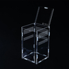High transparent detachable acrylic reptile feeding box