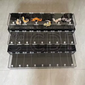 Reptile Acrylic Dispalys 3 Levels Showcase for Expo
