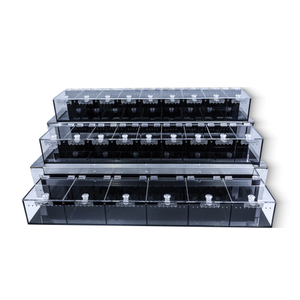 Reptile Acrylic Dispalys 3 Levels Showcase for Expo