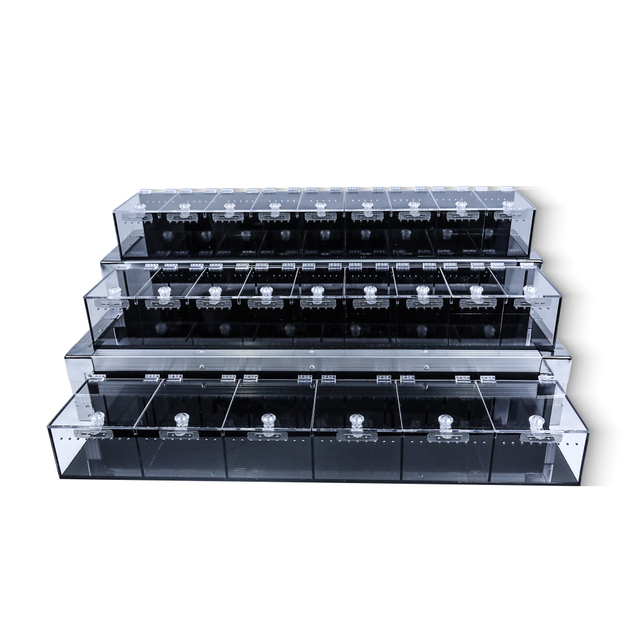 Reptile Acrylic Dispalys 3 Levels Showcase for Expo