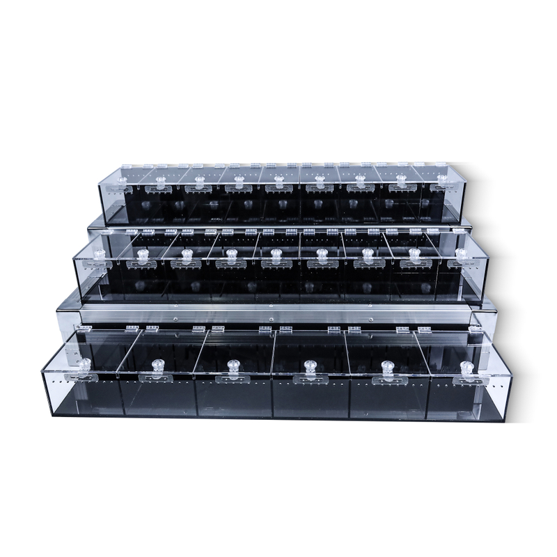 Reptile Acrylic Dispalys 3 Levels Showcase for Expo