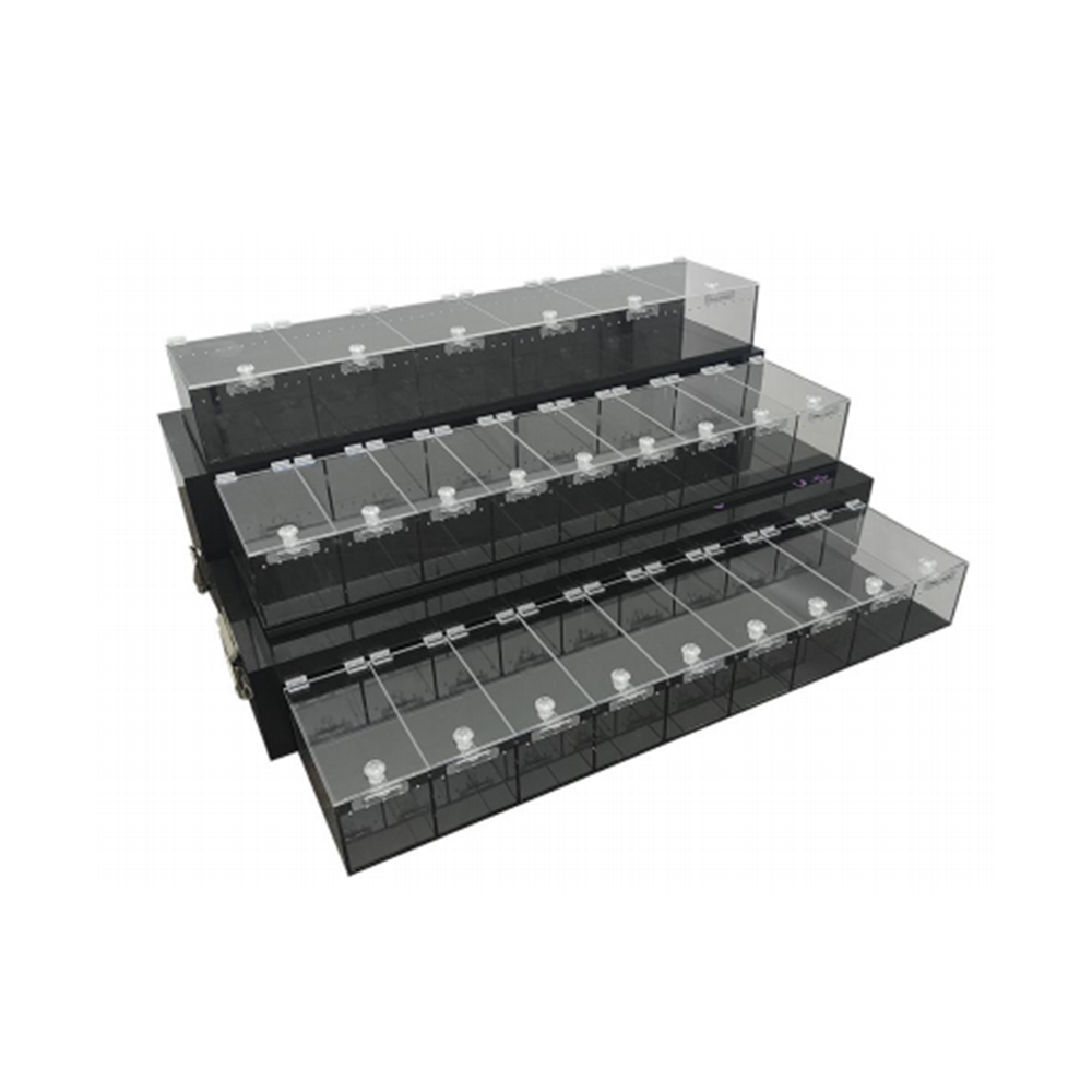 Reptile acrylic dispalys 3 Levels showcase for expo