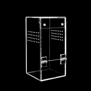 New stackable insect cage acrylic Jumping Spider habitat housing enclosure