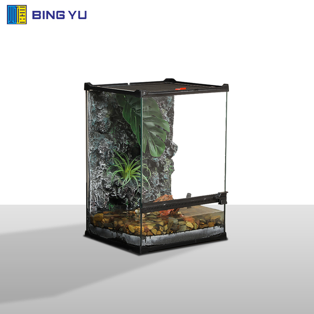 PET High Quality Rainforest Style Glass Reptile Cage Lizard Snake Gecko Terrarium Enclosure tank
