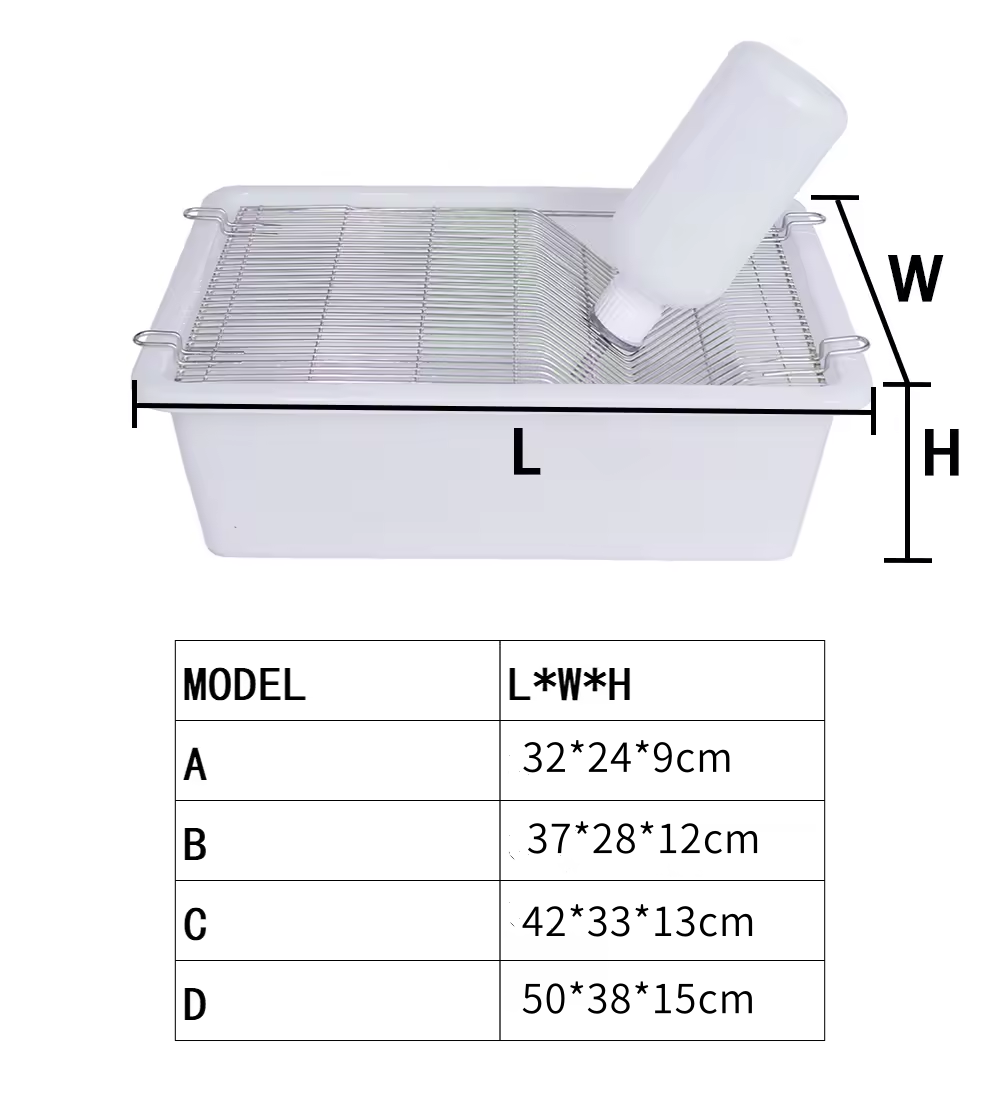 lab rat cage size