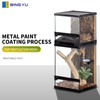 PET High Quality Rainforest Style Glass Reptile Cage Lizard Snake Gecko Terrarium Enclosure tank