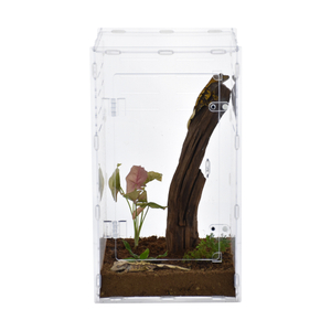 Acrylic breeding reptile enclosure for lizard python bearded dragon